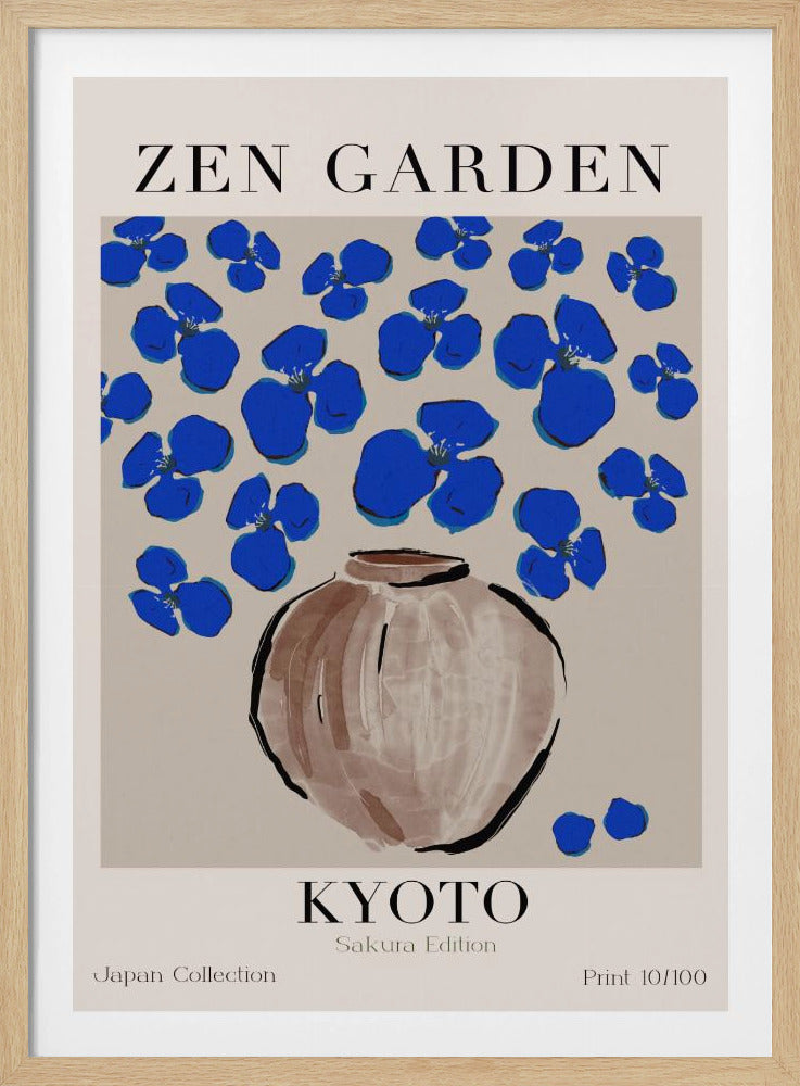 Cerulean Blossoms | Poster