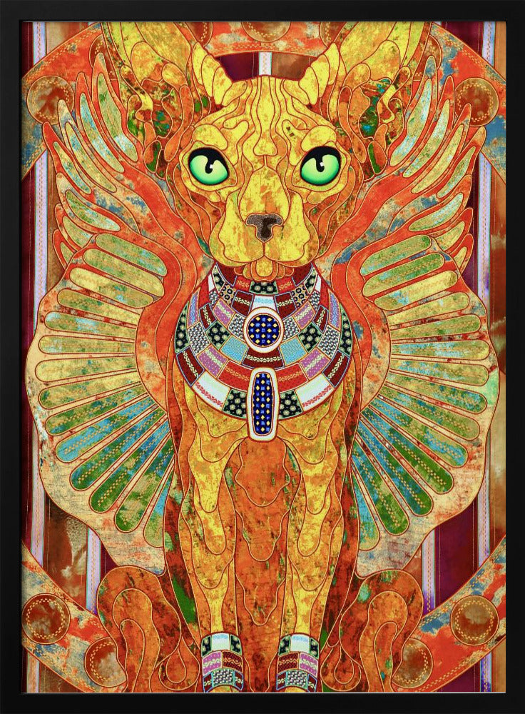 Stylized Sphinx Cat | Poster