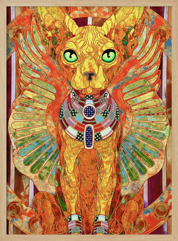 Stylized Sphinx Cat | Poster