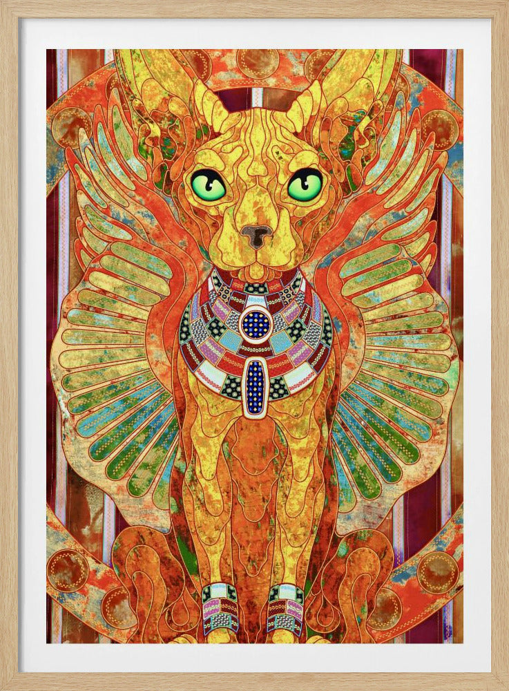 Stylized Sphinx Cat | Poster