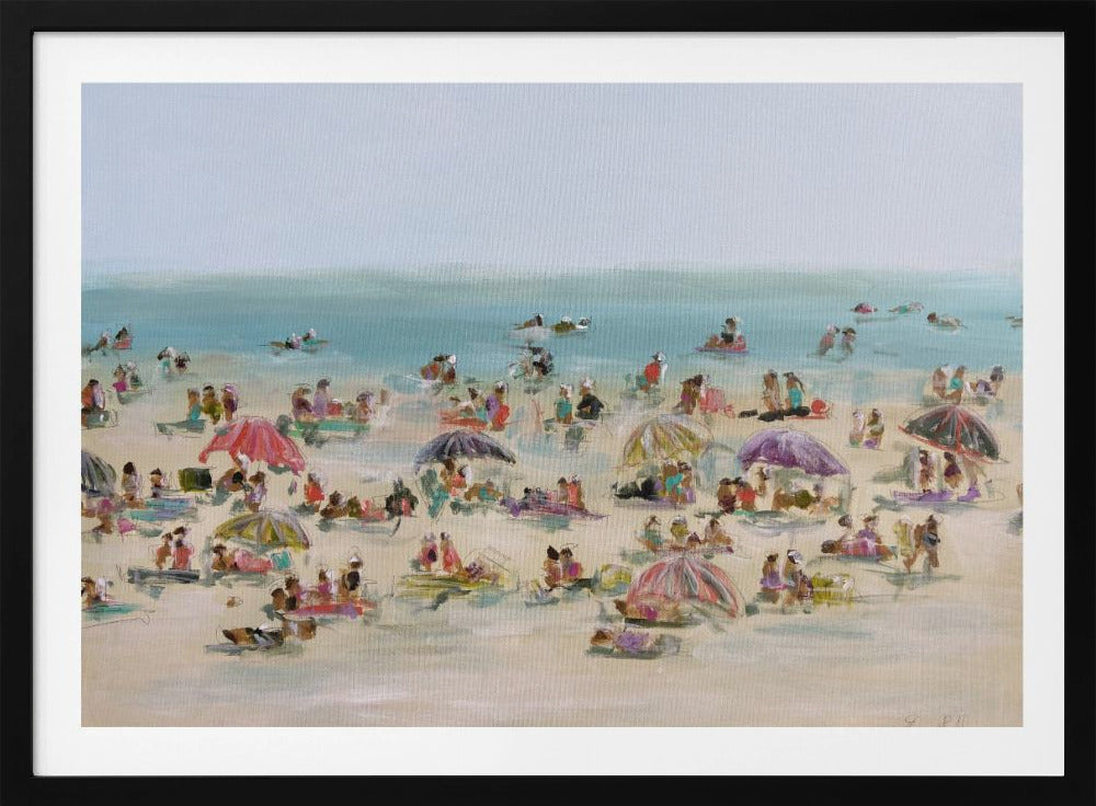 Impressionist Beach Scene | Poster