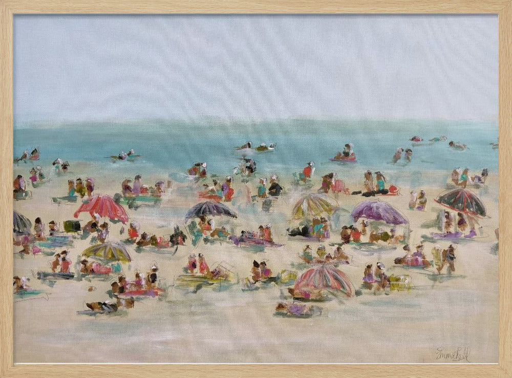 Impressionist Beach Scene | Poster