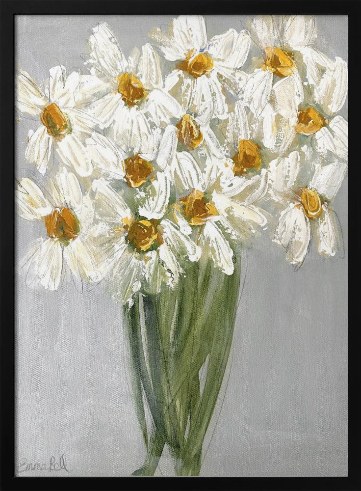 Delicate Bouquet of Daisies | Poster