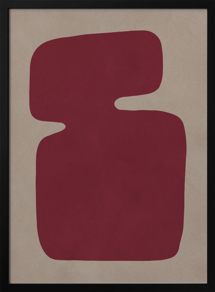 Crimson Silhouette | Poster