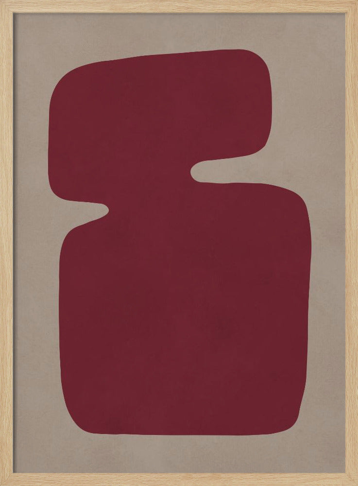 Crimson Silhouette | Poster