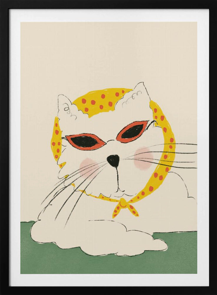 Chic Feline Pose | Poster