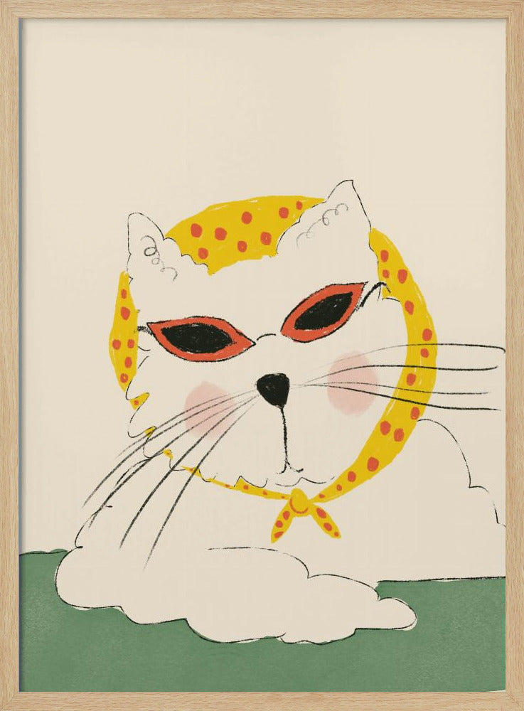 Chic Feline Pose | Poster