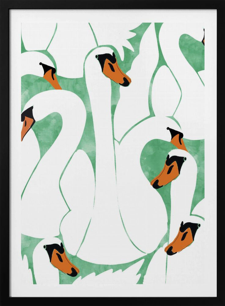 Graceful Swans | Poster