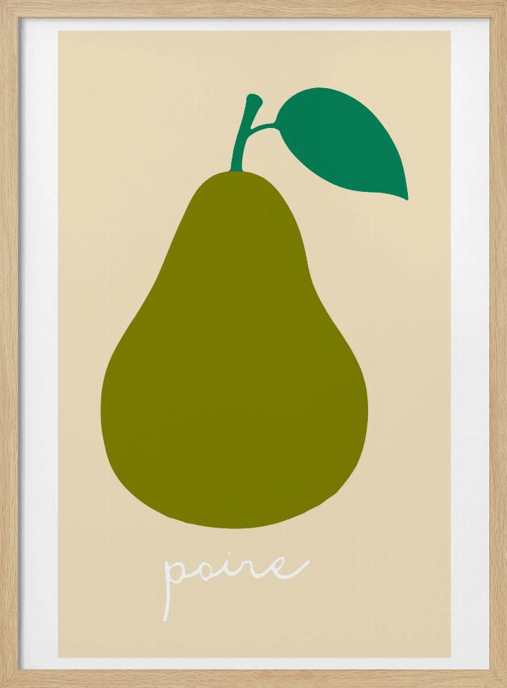 La Poire (Dark Green) | Poster