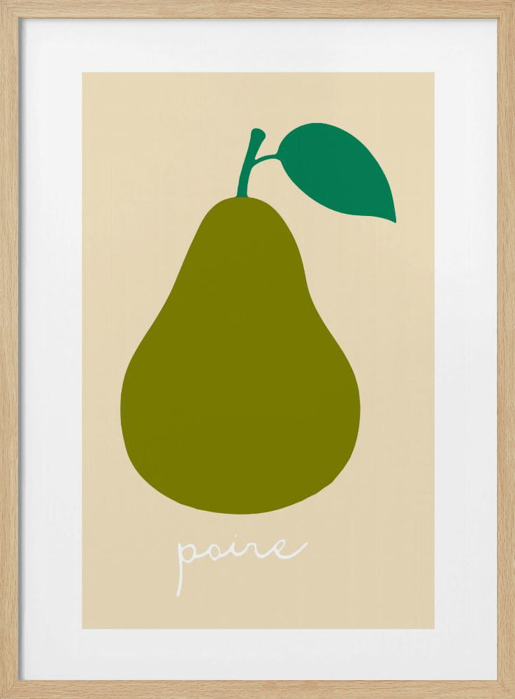 La Poire (Dark Green) | Poster