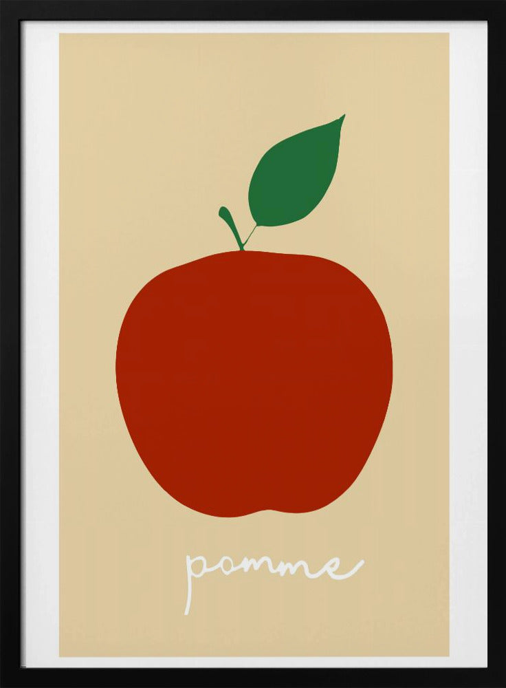 La Pomme (Bright Red) | Poster