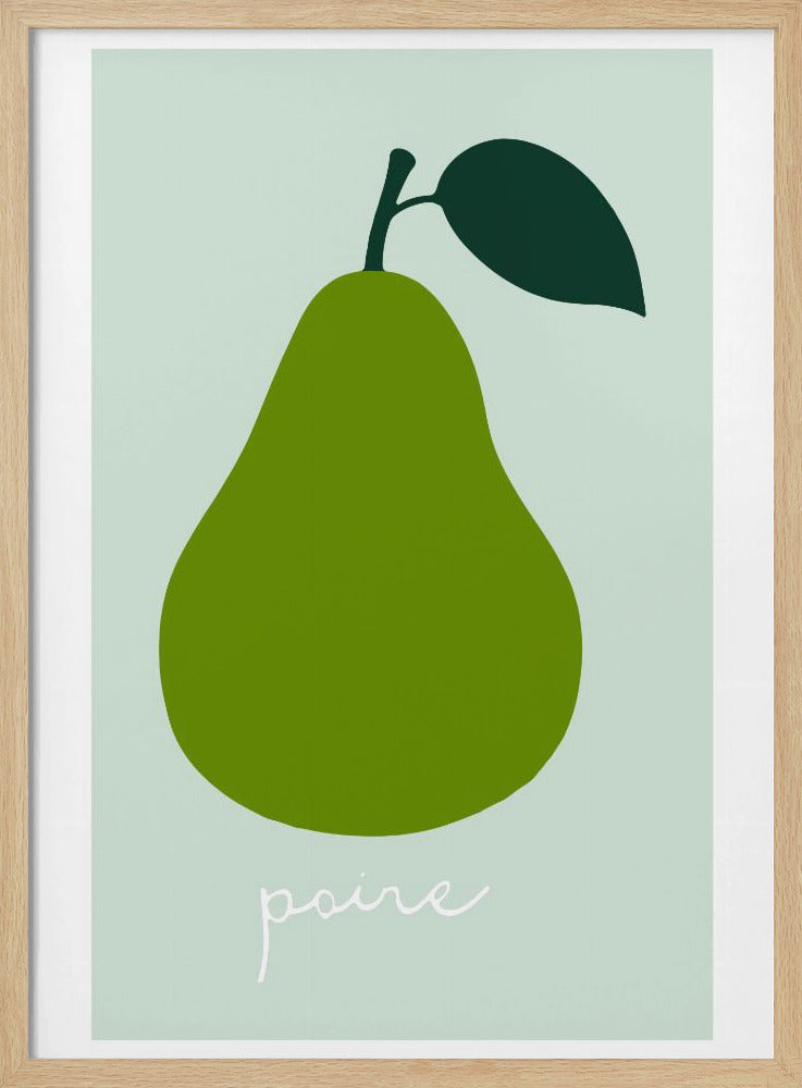 La Poire (Bright Green) | Poster