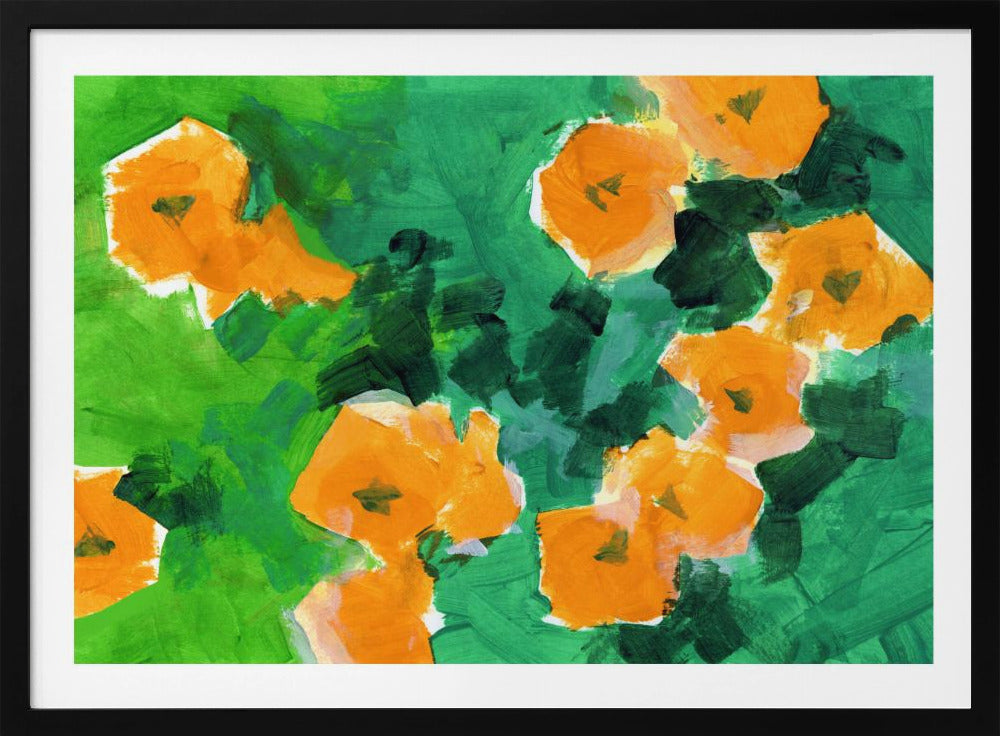 Golden Bloom Burst | Poster