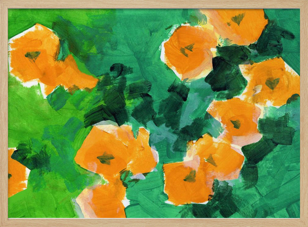 Golden Bloom Burst | Poster