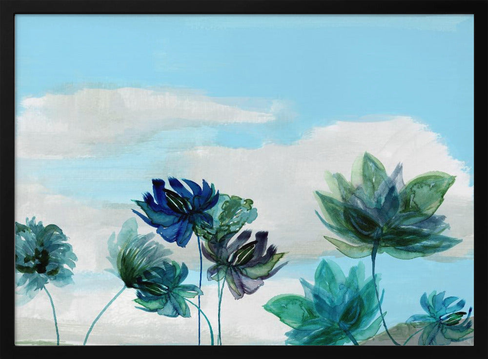 Azure Bloom Horizon | Poster