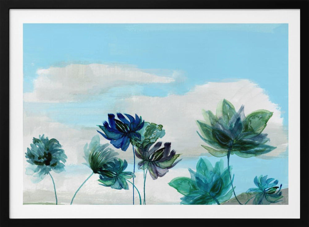 Azure Bloom Horizon | Poster