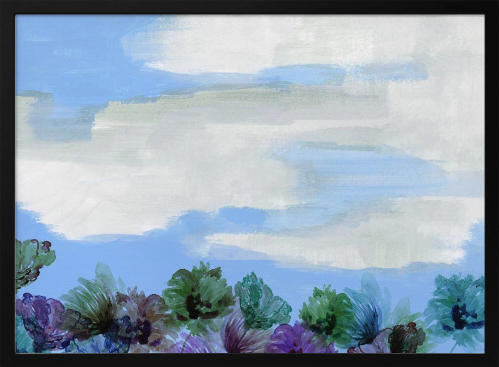 Whispering Wildflowers Sky | Poster