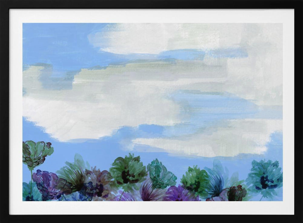 Whispering Wildflowers Sky | Poster