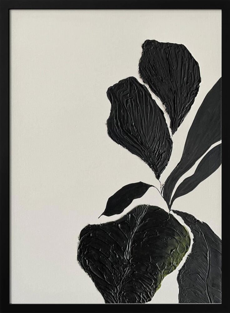 Textured Leaf Elegance | Poster