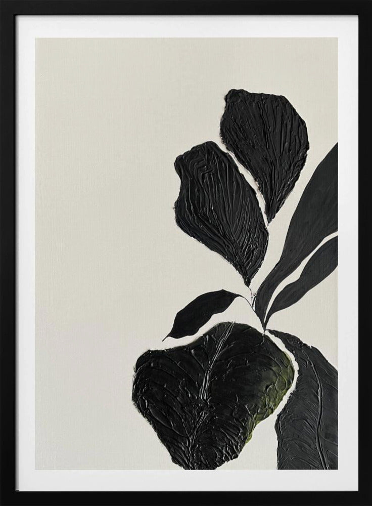 Textured Leaf Elegance | Poster