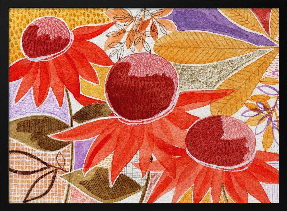 Layered Botanical Watercolour | Poster