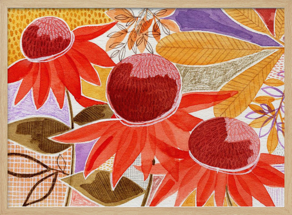 Layered Botanical Watercolour | Poster