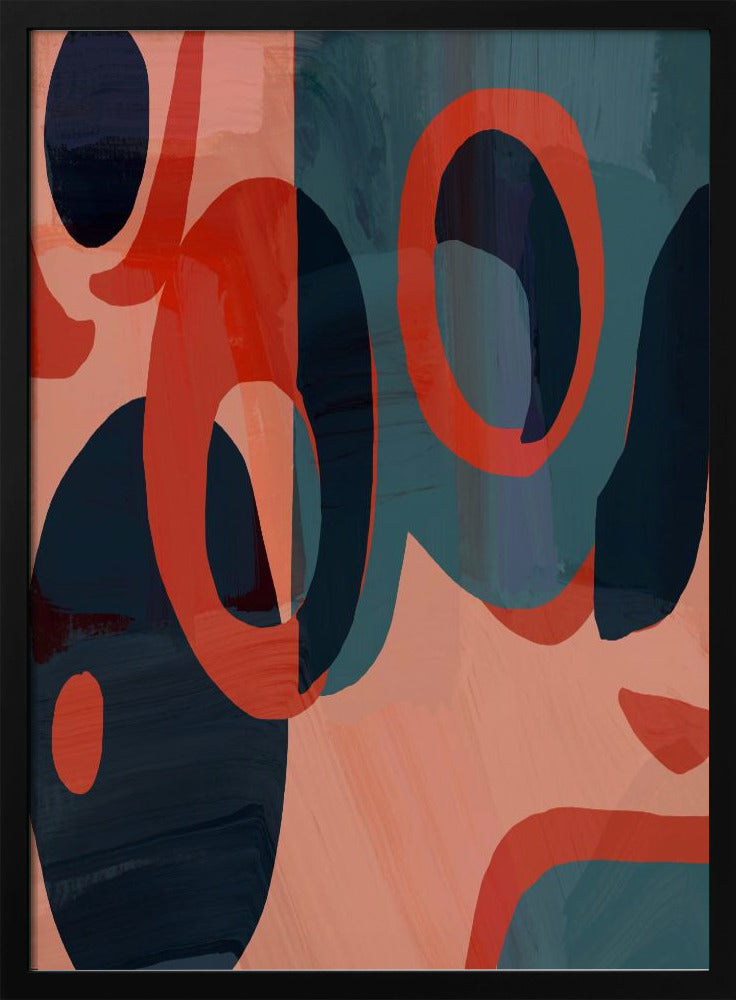 Geometric Shapes And Vibrant Colors | Poster