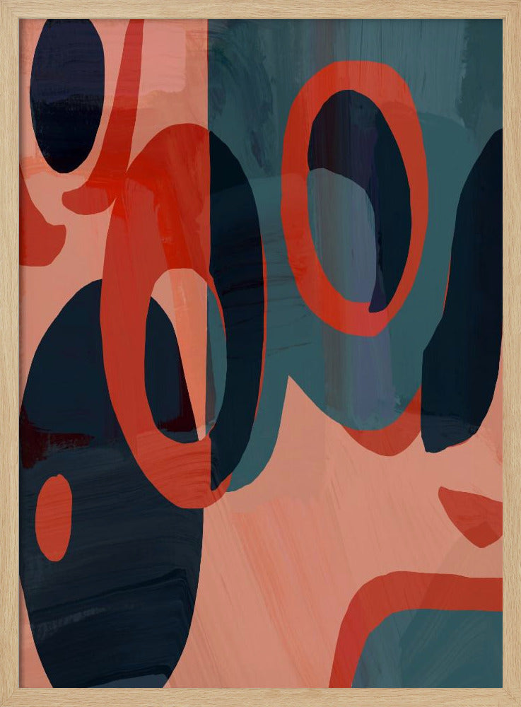 Geometric Shapes And Vibrant Colors | Poster