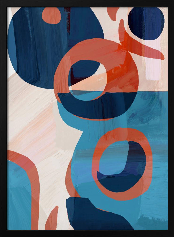 Geometric Shapes And Vibrant Colors | Poster