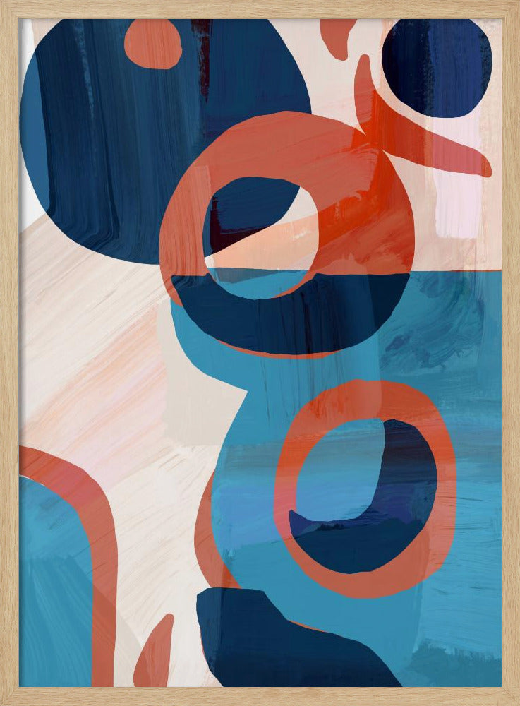 Geometric Shapes And Vibrant Colors | Poster