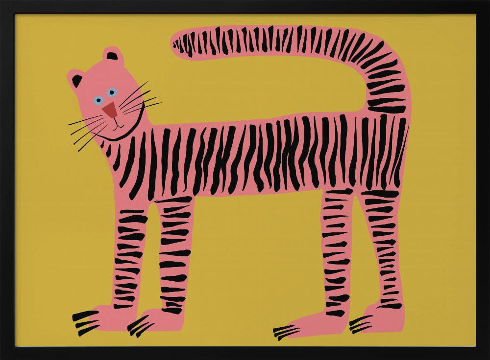 Tiger cat yellow | Poster