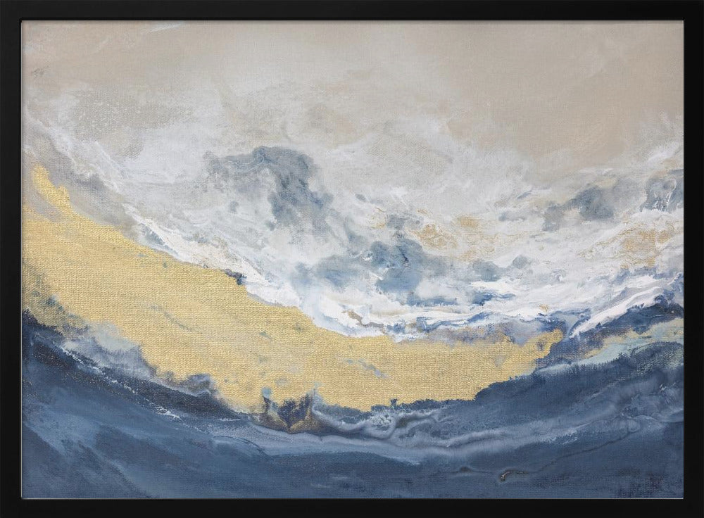 Golden Horizon Wave | Poster