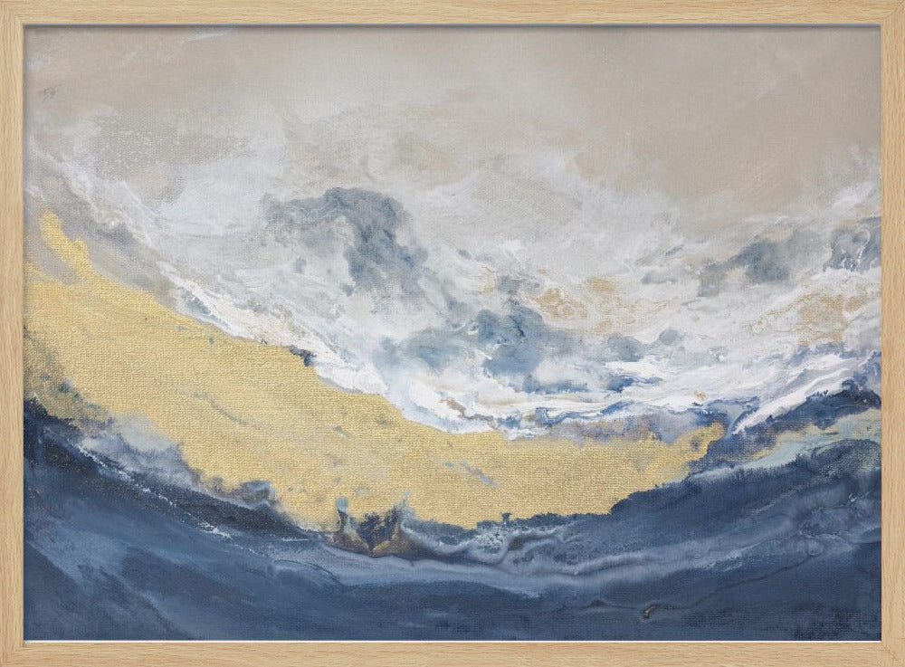 Golden Horizon Wave | Poster