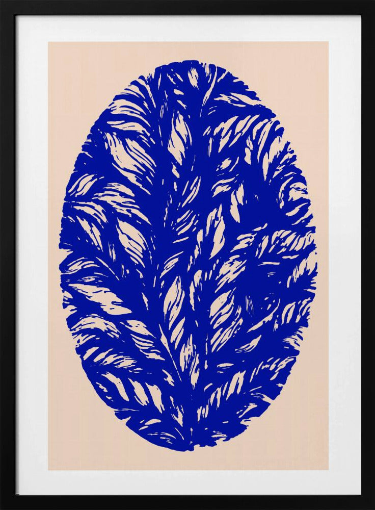 Indigo Bloom Orb | Poster