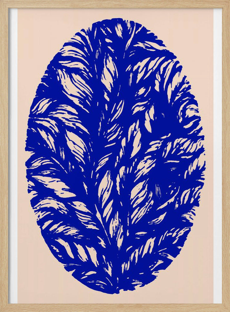 Indigo Bloom Orb | Poster