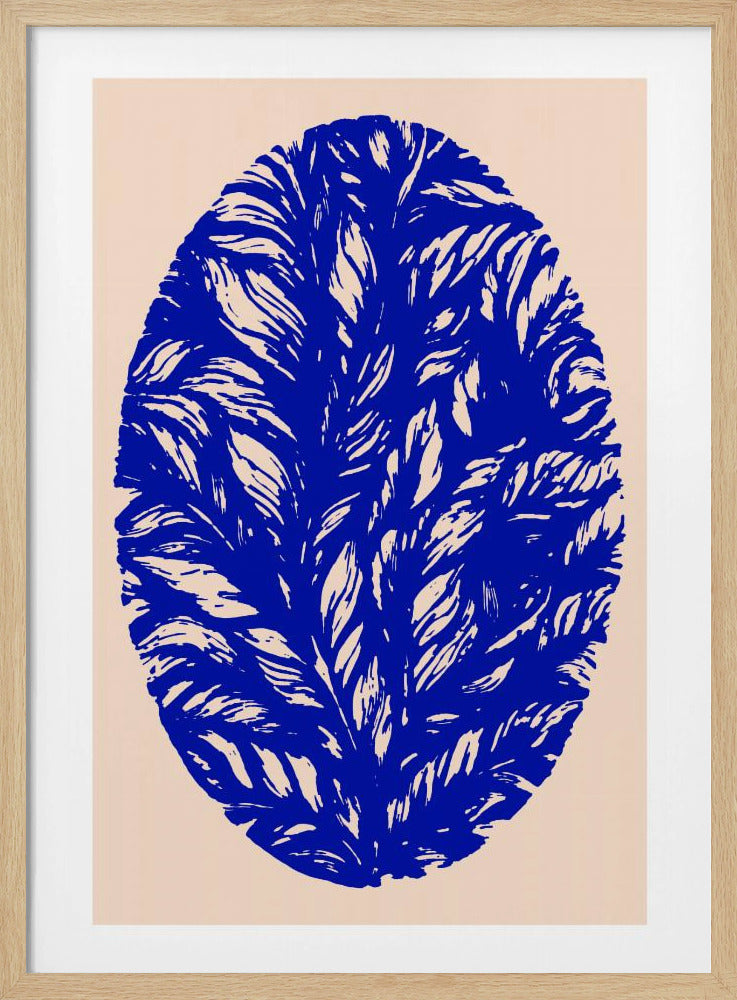 Indigo Bloom Orb | Poster