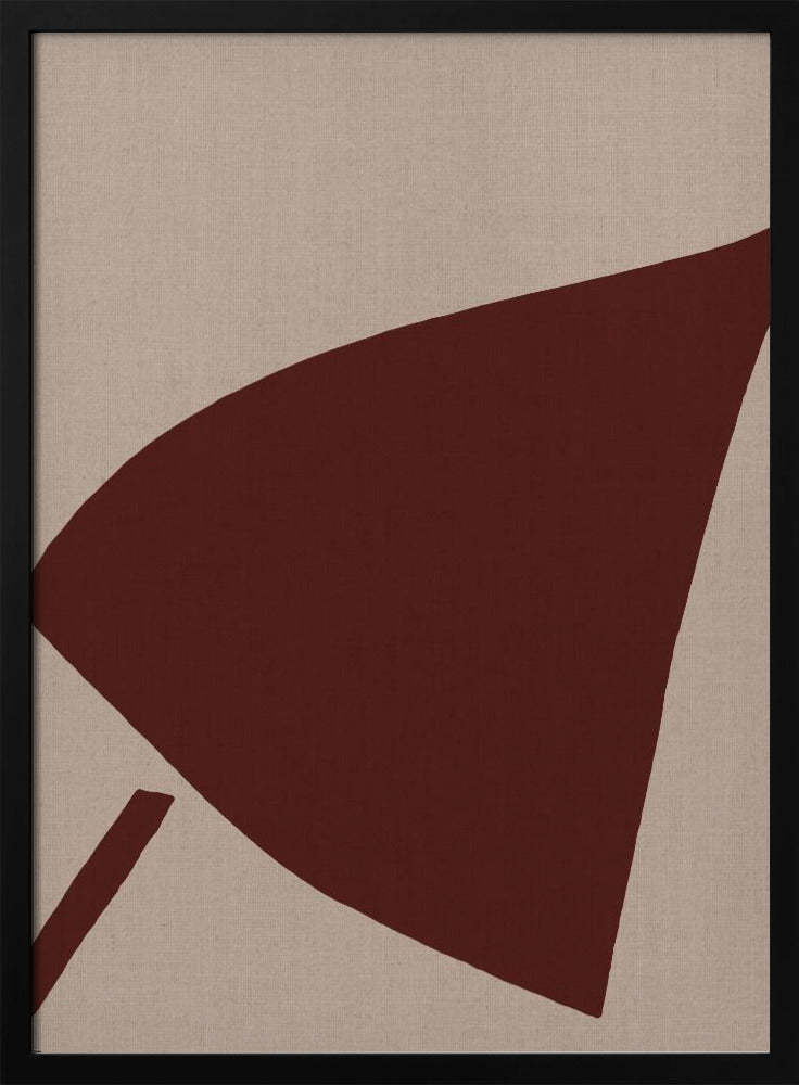 Red Geometric Composition | Poster