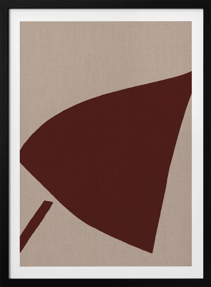 Red Geometric Composition | Poster