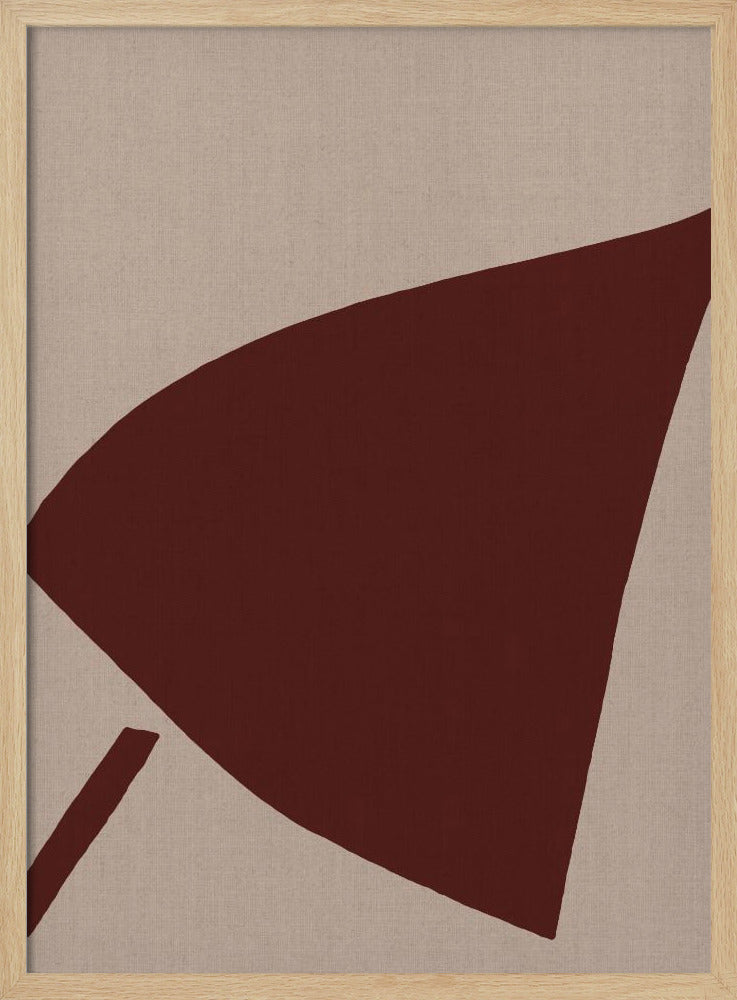 Red Geometric Composition | Poster