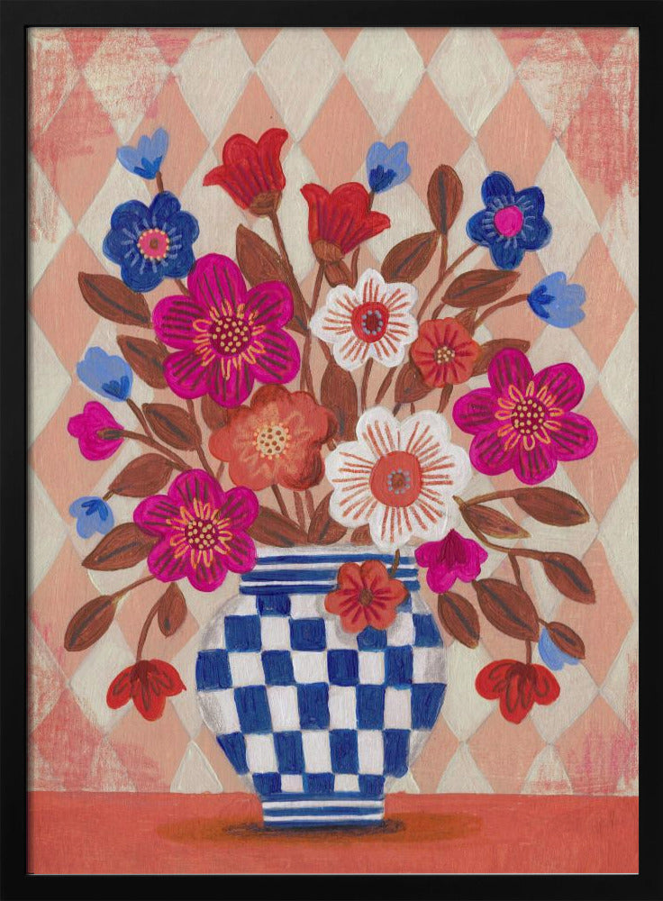 Vase Flowers Brights &amp