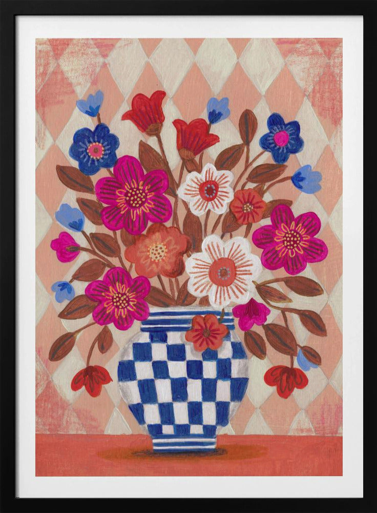 Vase Flowers Brights &amp