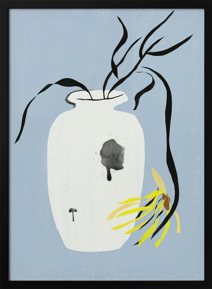 Vase And Withered Bloom | Poster