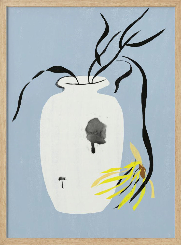 Vase And Withered Bloom | Poster