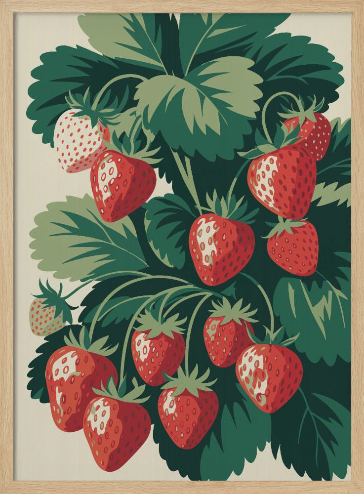 Juicy Strawberry Delight | Poster