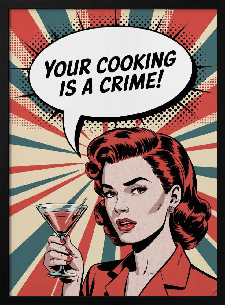 Retro Culinary Roast | Poster