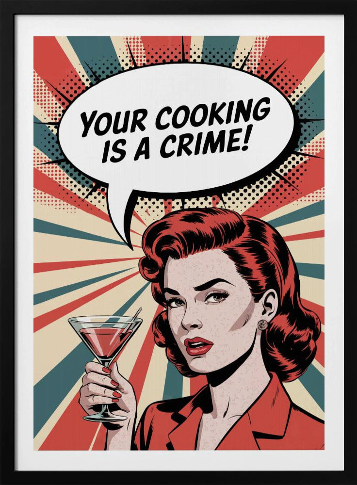 Retro Culinary Roast | Poster