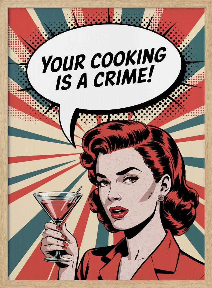 Retro Culinary Roast | Poster