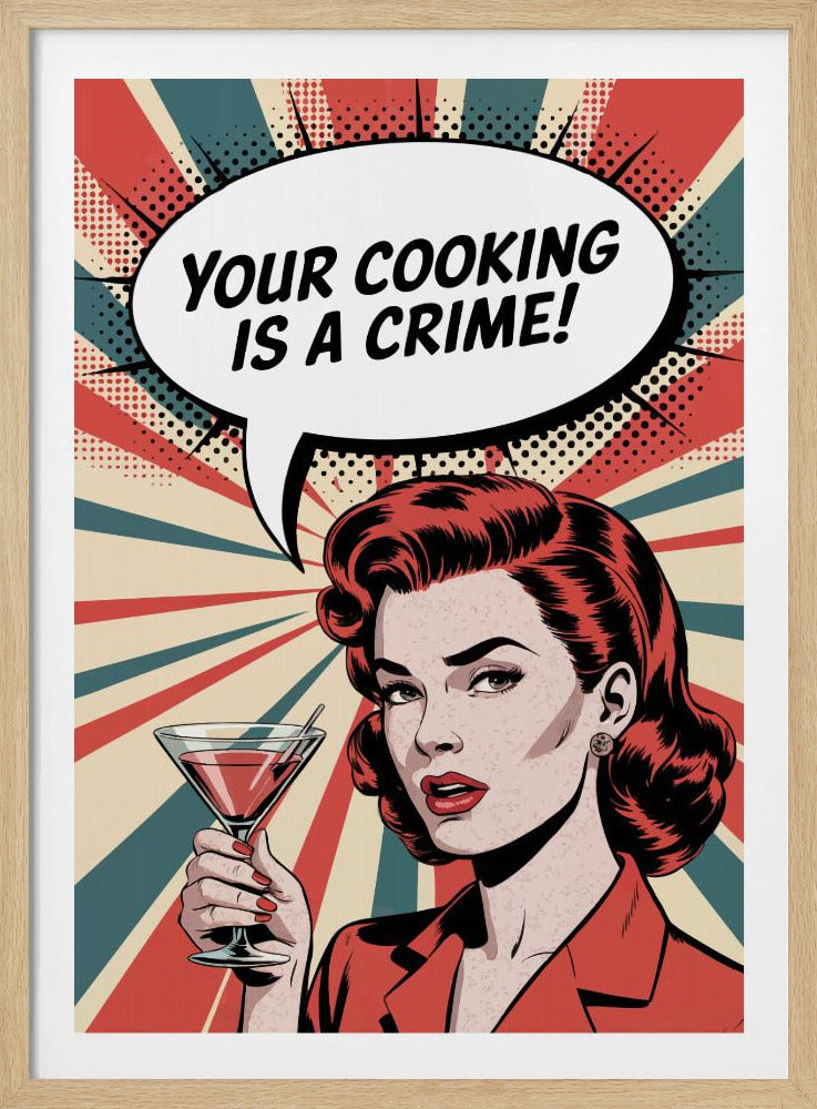 Retro Culinary Roast | Poster