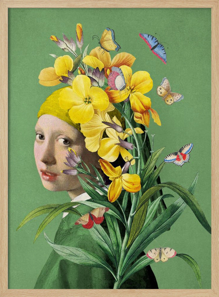 Girl With a Pearl Earring - the Springtime Edition | Poster