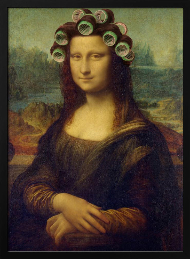 Mona Lisa -  the Curly Girly Edition | Poster